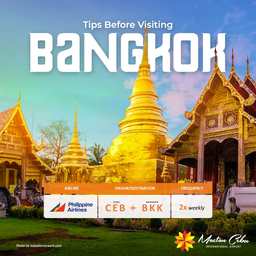 Destination graphic — tips before visiting Bangkok