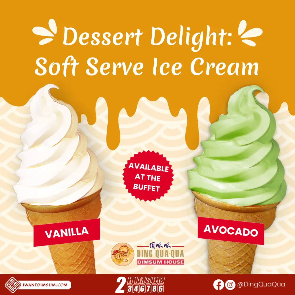 Ding Qua Qua promo — soft serve ice cream dessert