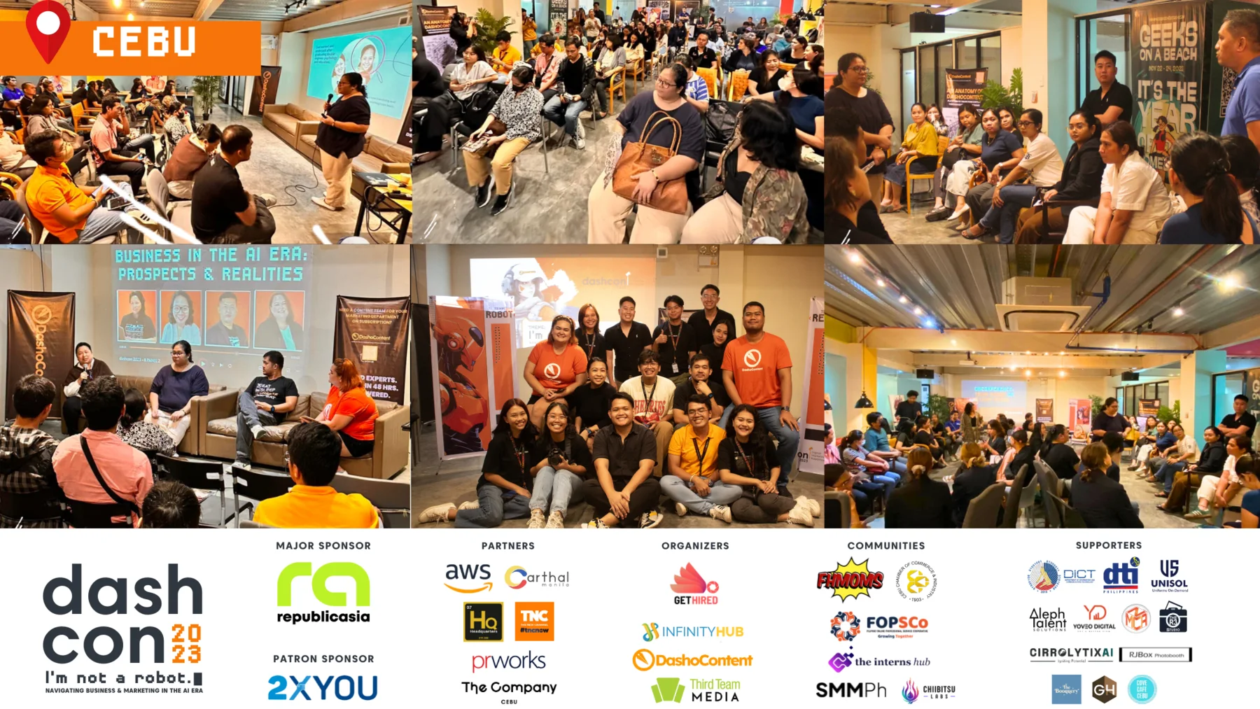 DashCon 2023 Cebu leg — attendees, sessions and group photo