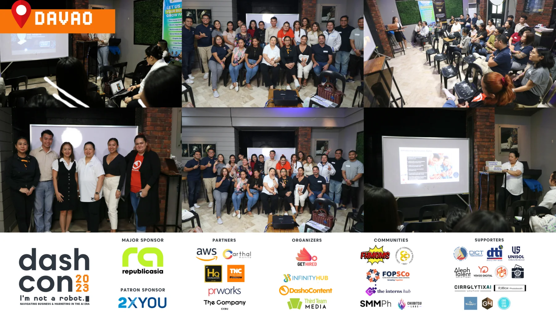 DashCon 2023 Davao leg — talks and attendees